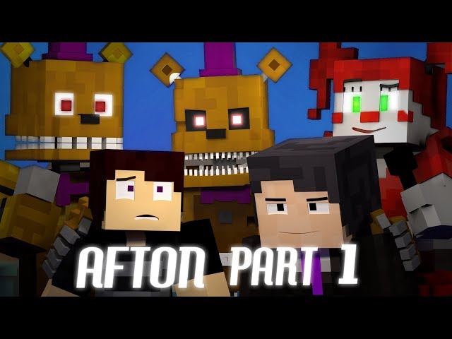 BRINGING US HOME FNAF 4 Minecraft Music Video | Afton - Part 1 | 3A Display (Song by TryHardNinja) class=
