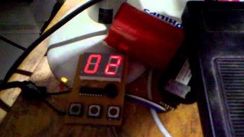 A timer for a photographic enlarger