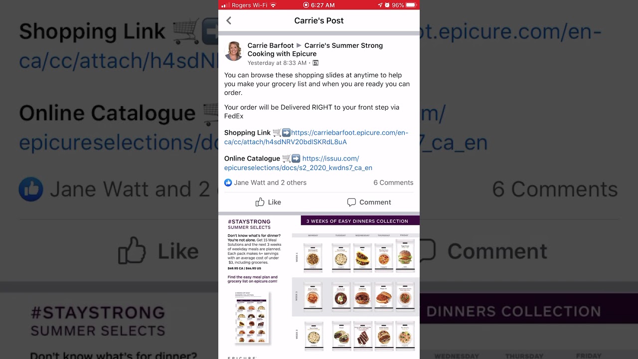 Placing your Epicure order with your Hosts Cooking Class YouTube