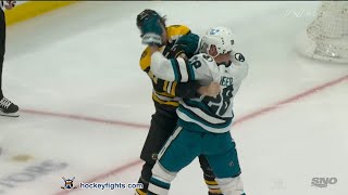 Timo Meier Vs Brandon Carlo Jan 22, 2023