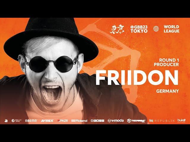 FRIIDON 🇩🇪 | GRAND BEATBOX BATTLE 2023: WORLD LEAGUE | Producer Showcase Round 1 class=