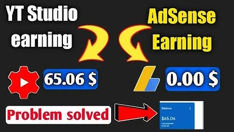 Youtube earning not showing in adsense | How to fix this problem