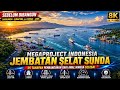 Pembangunan jembatan bakauni jawa sumatera