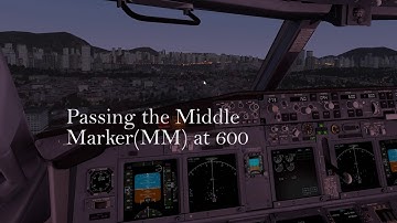 B738 Hong Kong Kai Tak Visual Appoarch [Xplane11]