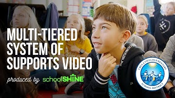 Multi Tiered System of Support (MTSS) Video for the Chula Vista Elementary School District