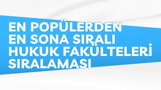 Hukuk Bölümü Başari Siralamasina Göre Üni̇versi̇teler