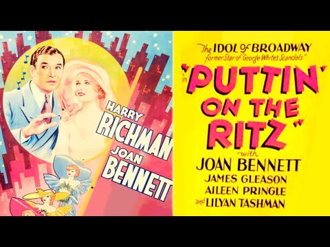 Puttin' On The Ritz Harry Richman, Joan Bennett, Lilyan Tashman - Incomplete BW Print