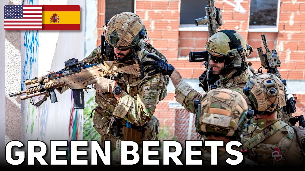 U S Army Green Berets Spanish Special Forces CQB Breaching U S Army Green Berets Spanish Special Forces CQB Breaching