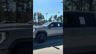 Service tech said “oil change”... I heard “treat yourself😘”#selfcare #newtruck #dealership #gmc