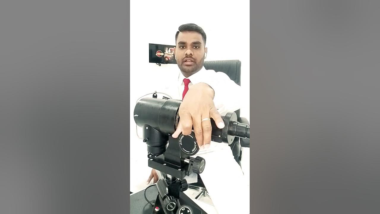 Bausch & Lomb Keratometer how to use and machine parts explain video