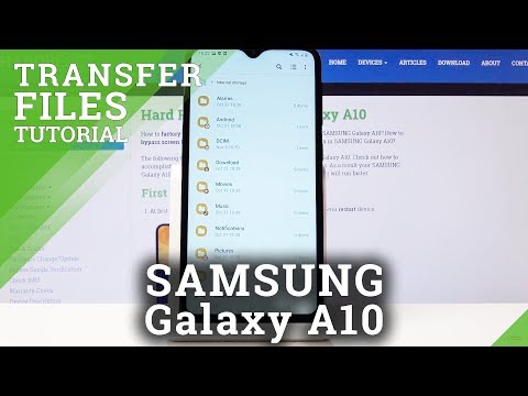 How to Transfer Files from SAMSUNG Galaxy A10 - Copy Data