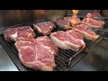 Incroyable steak grill et ptes italiennes  cuisine de rue corenne