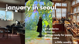 seoul vlog 📹 korean photo exhibit, hidden neighborhood, new drama, studying japanese | life in korea