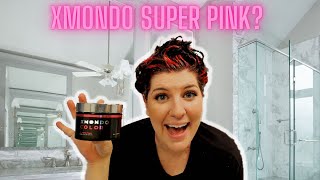 USING BRAD MONDOS NEW XMONDO SUPER PINK ON DARK HAIR