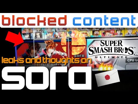 LEAKS & Thoughts On SORA From Kingdom Hearts in SMASH ULTIMATE - Fans Are DIVIDED - LEAK SPEAK!