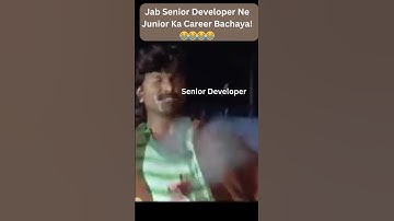 Jab Senior Developer Ne Junior Ka Career Bachaya! 😂 | Epic Coding Fail Rescue  #codewithkasa #funny