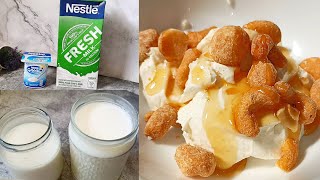 HOMEMADE YOGURT AND GREEK YOGURT RECIPE! HEALTHY SA TIYAN AT SA BULSA!