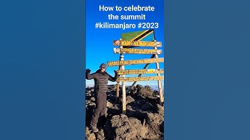 Thumbnail of When You Finally Summit Kilimanjaro #kilimanjaro #trekking #2023 #mountains #sevensummits