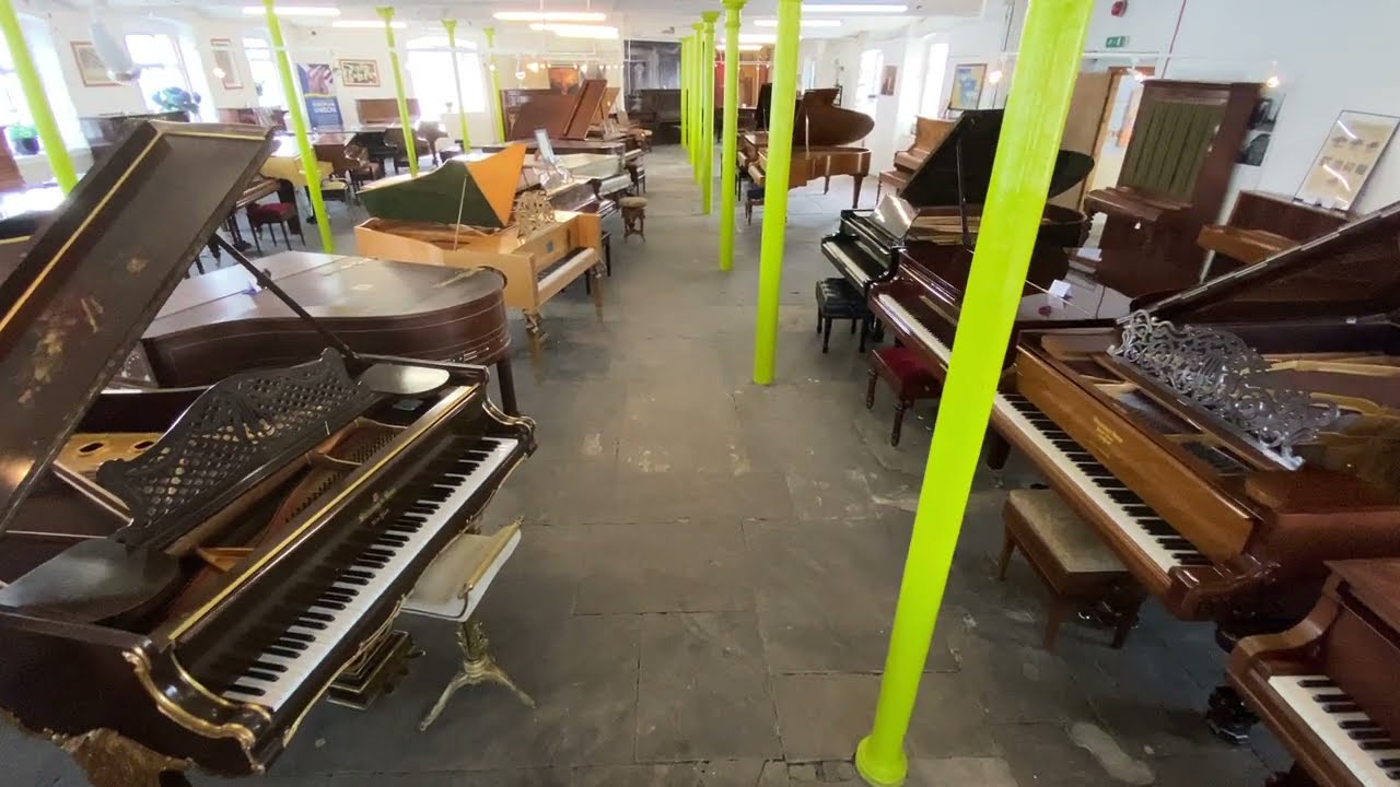 Besbrode Pianos Tour -  The Art Case Piano Floor.