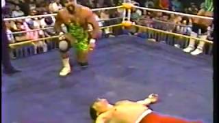 Steiners vs. Galaxian I & Manny Lobos [1990-04-28]