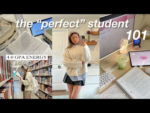 BECOME THE PERFECT STUDENT ? how to stay organized| study habits |self discipline| cute accessories