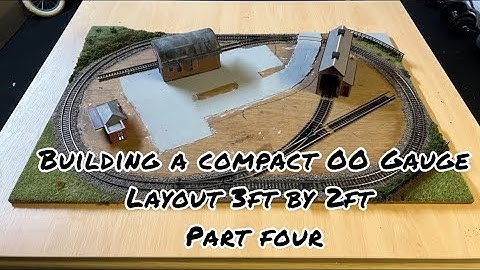 Building a compact OO Gauge Model Railway Layout 3ft by 2ft | Part Four The Road
