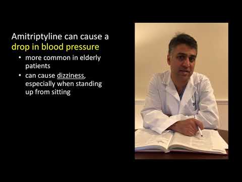 Video: Amitriptyline - Bivirkninger, Dosering, Anvendelser Og Mere