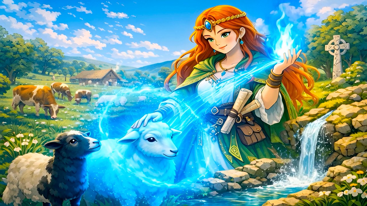 Brigid Healing Celtic Music | Sacred Spring Brook & Holy Fire