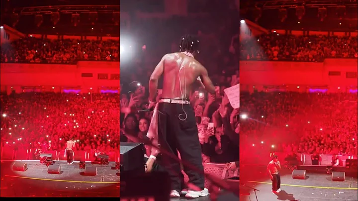 Rema 02 Arena London 14th November (Sold out) Calm down Remix ft Selena Gomez