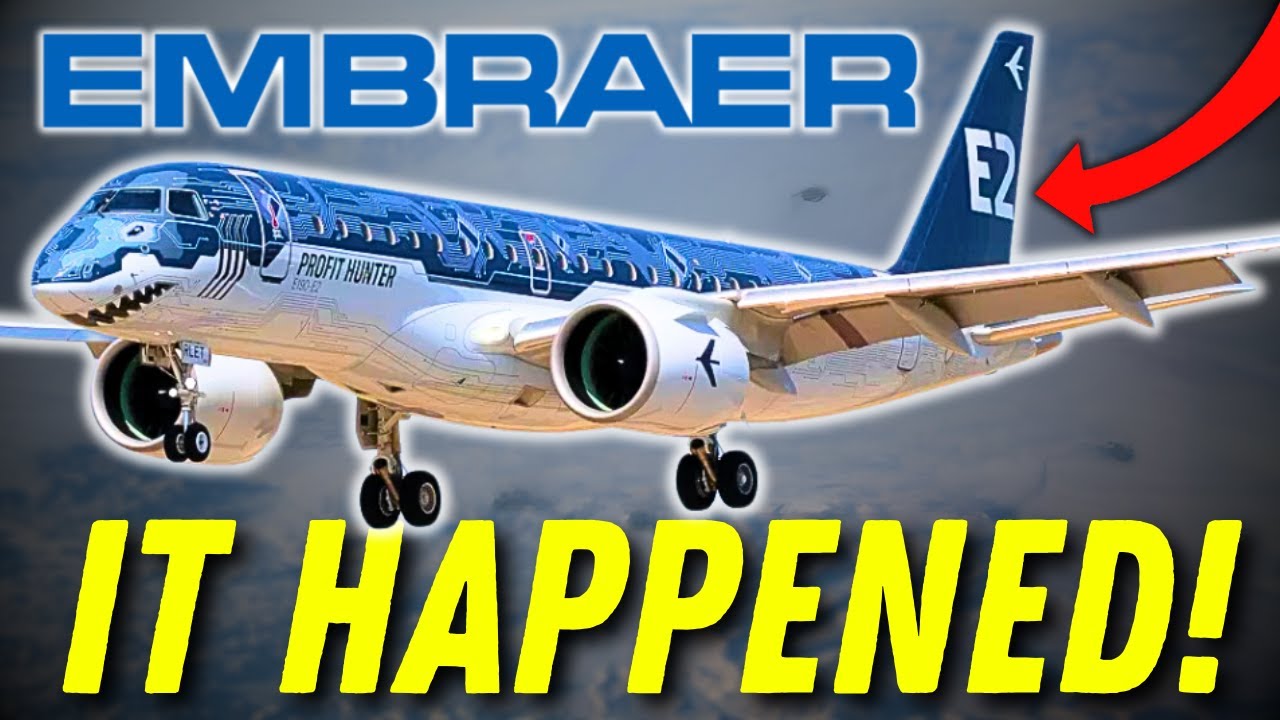 The NEW Embraer E2 Will DESTROY The Entire Aviation Industry! Here's