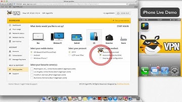 tigerVPN.com | Video Guide iOS Auto Configurator
