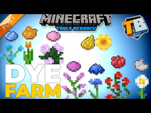 Thumbnail For DYE FARM | Truly Bedrock Season 2 [65] | Minecraft Bedrock Edition