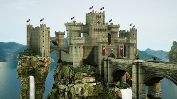 Castle in Unreal Engine 4 #UE4 #Castle #Enviroment