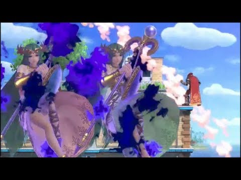 スマブラSP パルテナ　闇エフェクト　手前やられ