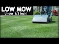Mowing The Lawn Under A 1/2 Inch! // Golf Course Lawn