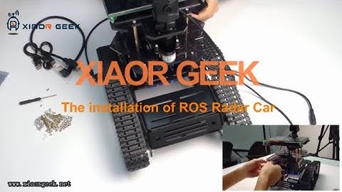 The Assembly Of XIAOR GEEK DIY SLAM Laser Radar Robot Car