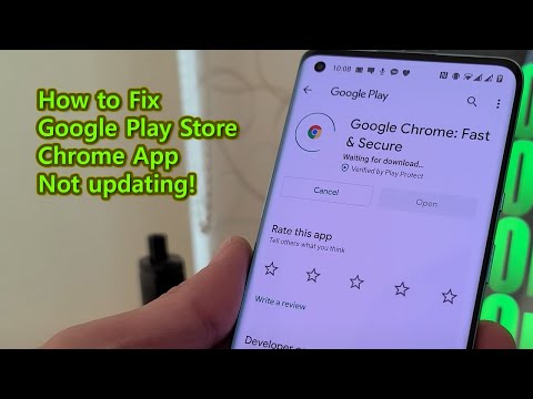 How to Fix Google Play Store/Chrome App Not updating!