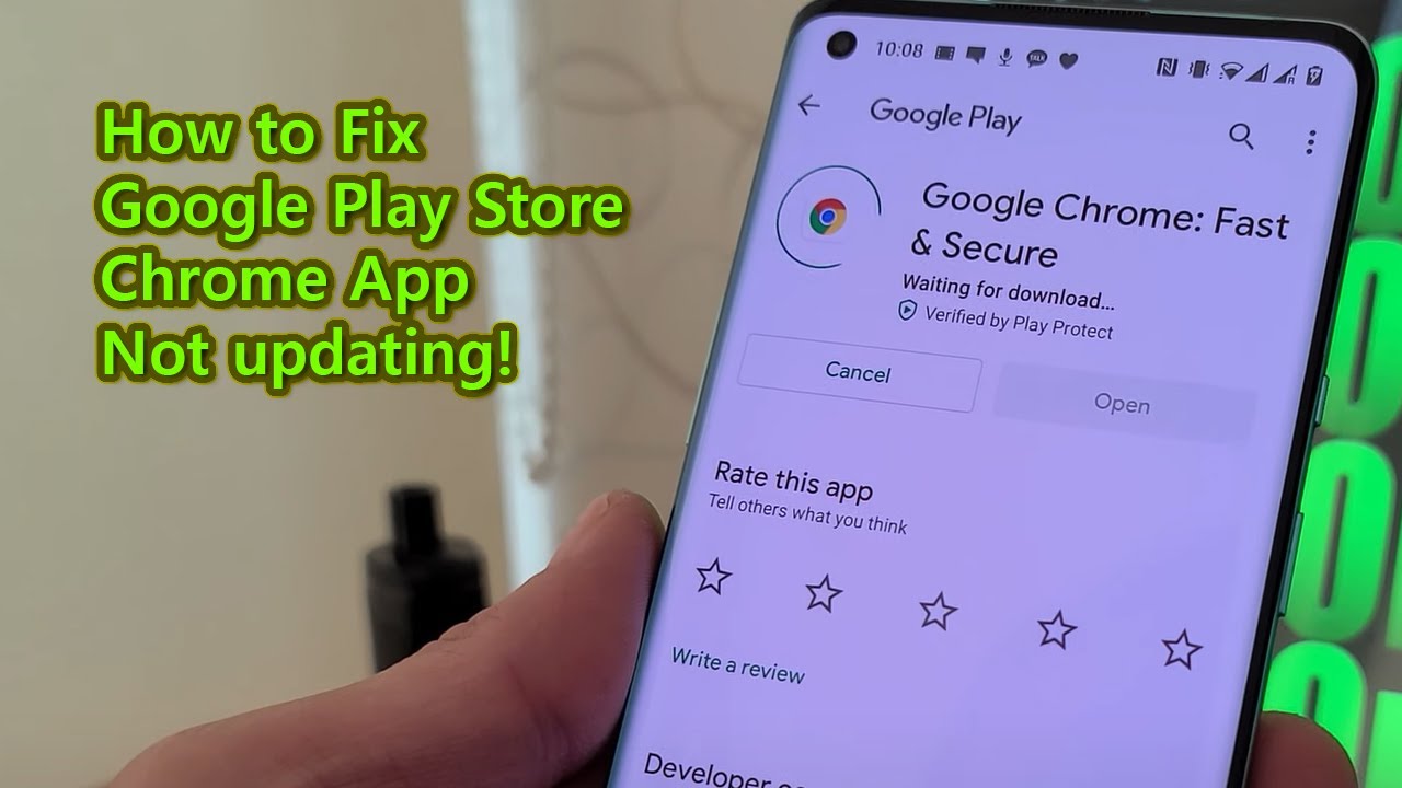 How To Fix Google Play Store Chrome App Not Updating Youtube