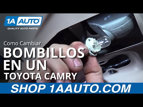 Como Cambiar los Bombillos en un 97-01 Toyota Camry