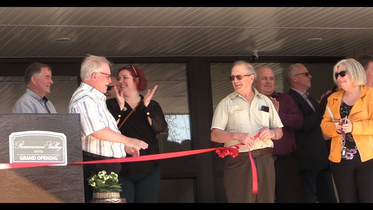 Mattawa's grand opening of Rosemount Valley Suites affordable seniors housing with emcee Dave
