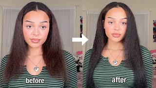 NATURAL STRAIGHY EXTENSIONS STEP BY STEP | CURLSQUEEN
