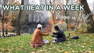 What I eat in a week in NYC (vegan travel vlog)