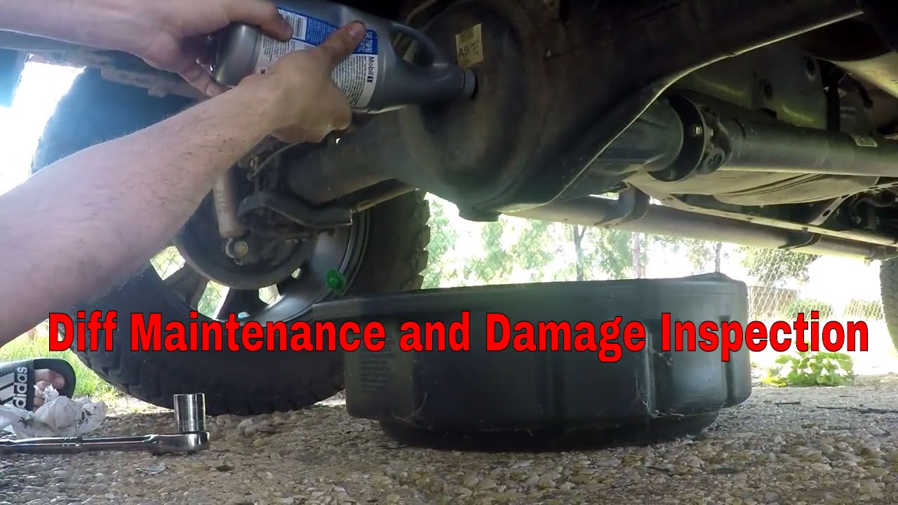 Diff Maintenance and Damage inspection - YouTube