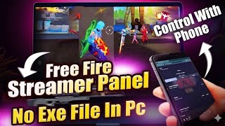 Free Fire Secret Panel Setup 🔥 Phone Control + PC Method (Undetected)