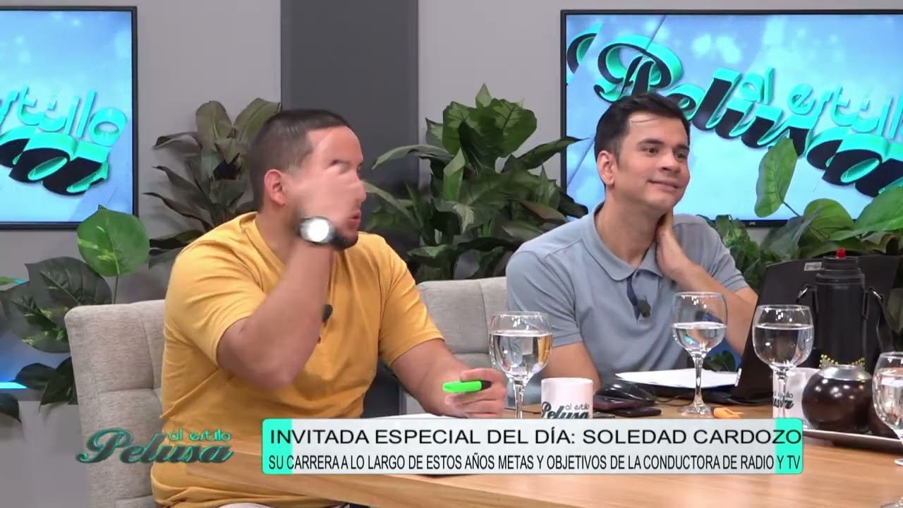 Sole Cardozo, la conductora de radio y tv mano a mano en Al Estilo Pelusa.