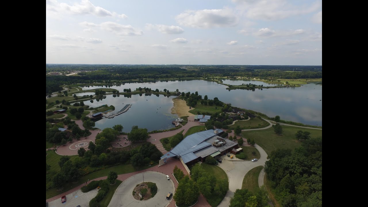 Independence Grove, Libertyville, il Drone footage YouTube