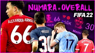 FORMA NUMARASI  = OVERALL // FIFA 22 REBUILD KARİYER MODU