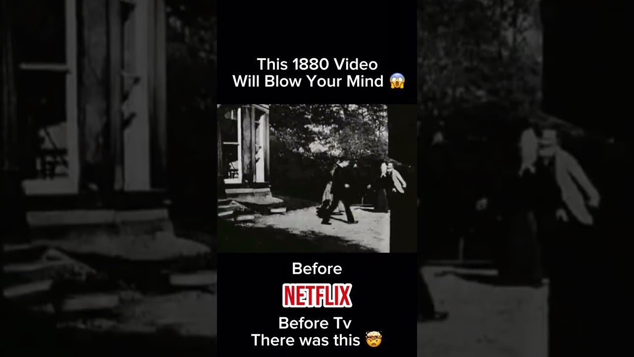 The First Film EVER Made – 1880 🎥 