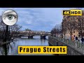 4k virtual walking tour through the Prague streets 🇨🇿 Czech Republic HDR ASMR