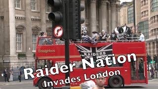 Crusader raider keith smith helped organize several events in london
leading up to the game at wembley stadium between oakland raiders and
miami dolp...